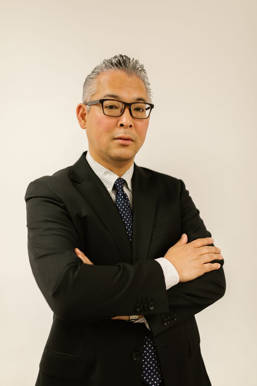 Japanese corporate entrepreneur male portrait
