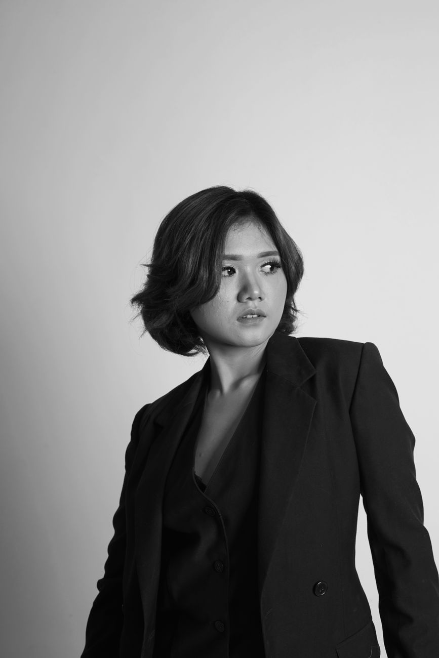 Professional investor female portrait