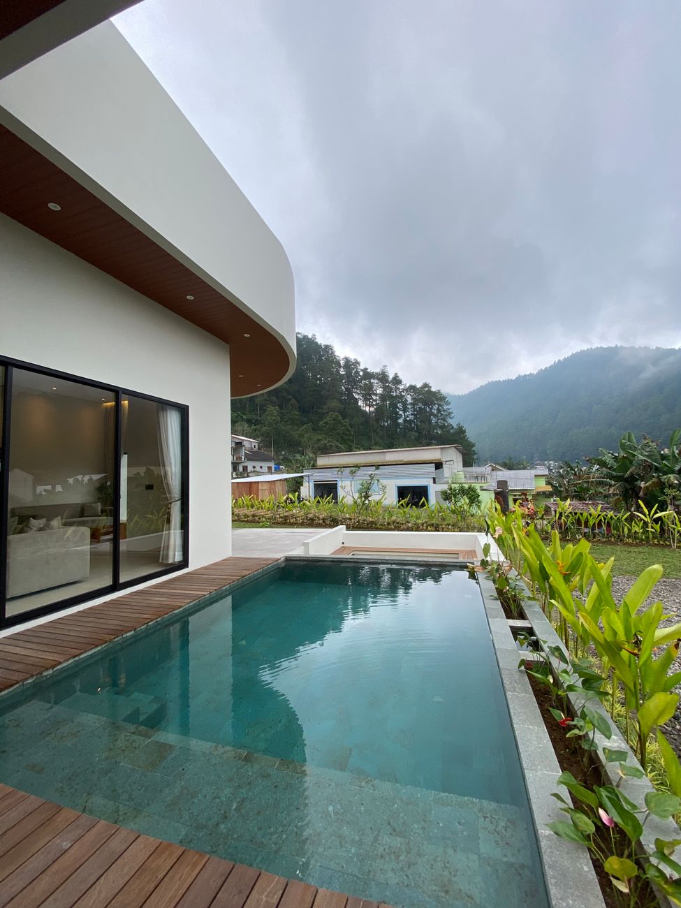 Surburban resort architecture villa
